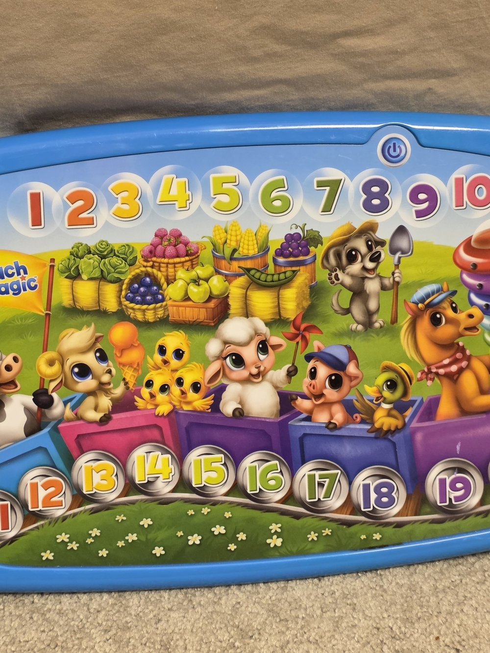 Kids Interactive Counting Playboard - Blue